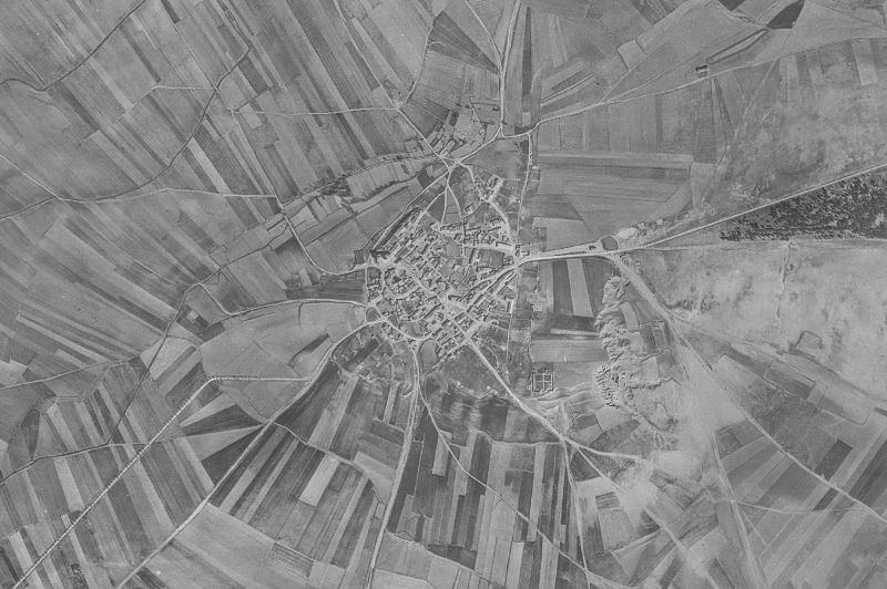 Ortofoto de 1956-1957 del núcleo de Noviercas