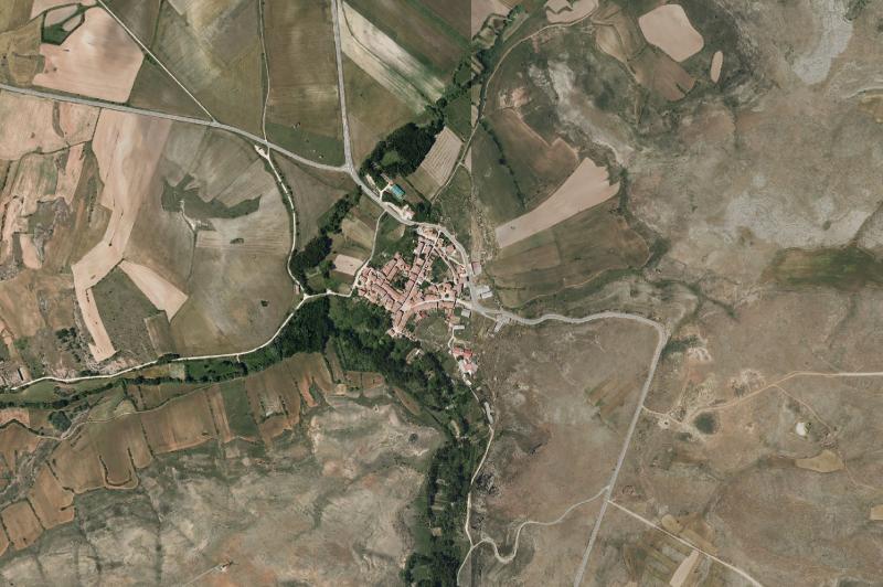 Ortofoto actual del núcleo de Retortillo de Soria