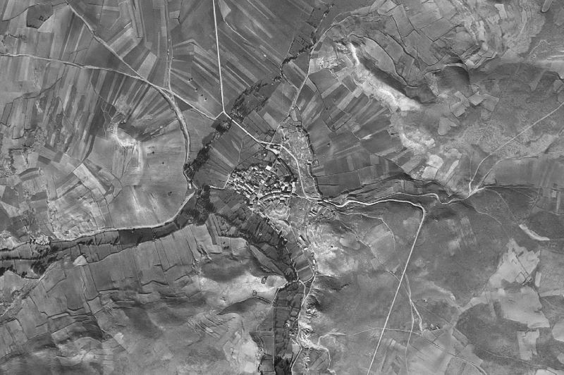 Ortofoto de 1956-1957 del núcleo de Retortillo de Soria