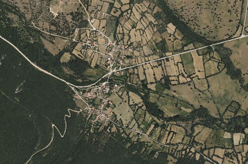 Ortofoto actual del núcleo de Sotillo del Rincón