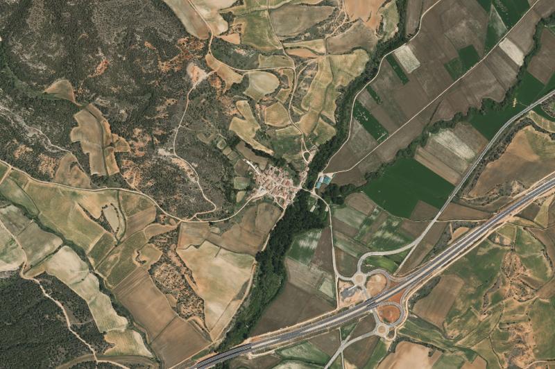 Ortofoto actual del núcleo de Torreblacos