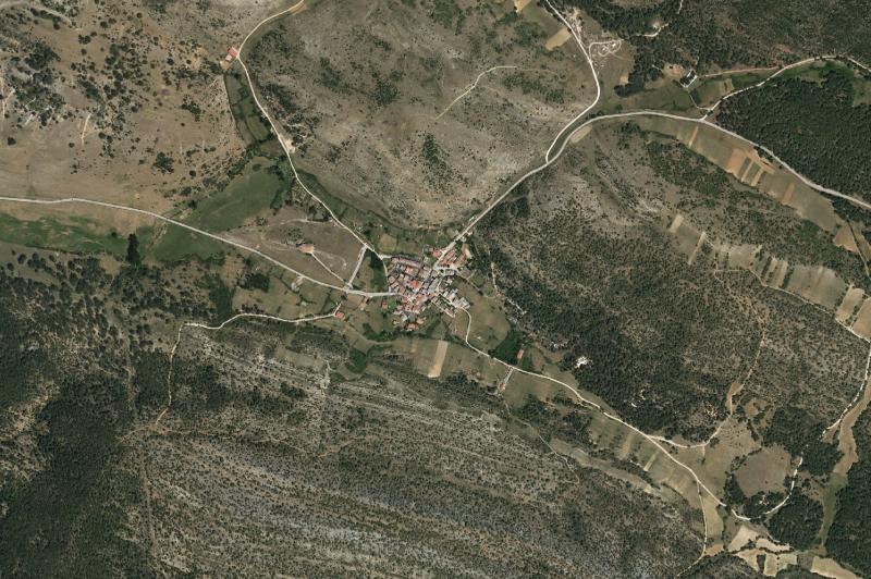 Ortofoto actual del núcleo de Vadillo