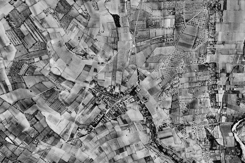 Ortofoto de 1956-1957 del núcleo de Bràfim