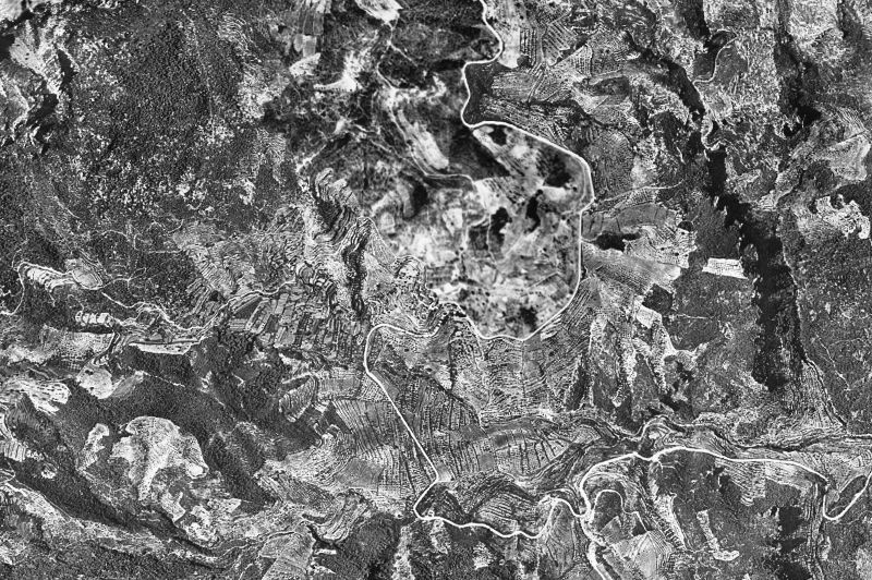 Ortofoto de 1956-1957 del núcleo de Colldejou