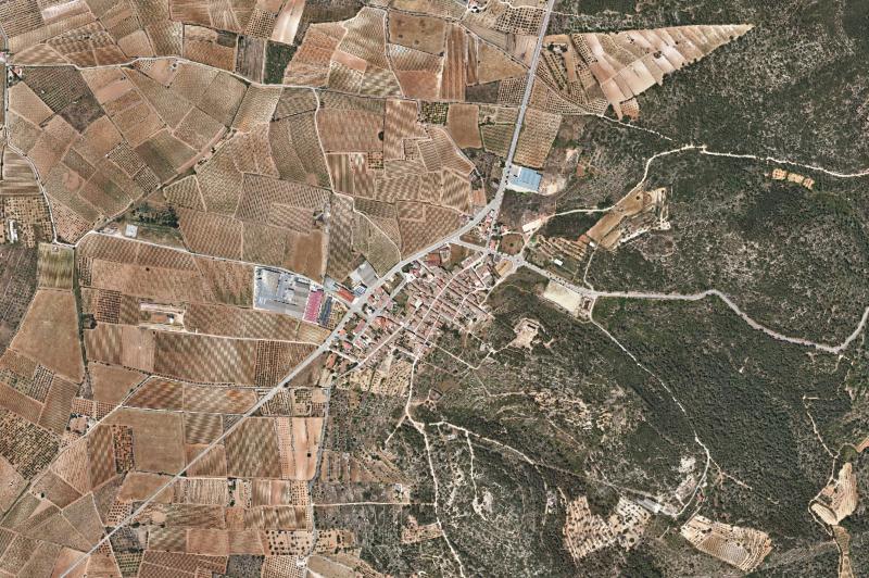 Ortofoto actual del núcleo de Masllorenç