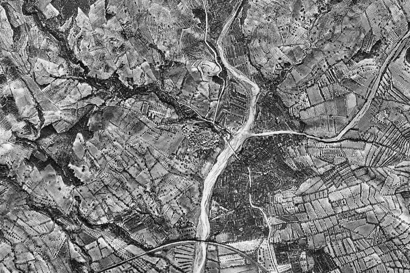 Ortofoto de 1956-1957 del núcleo de Maspujols