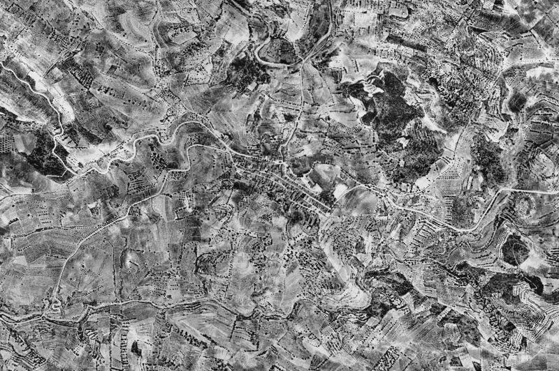 Ortofoto de 1956-1957 del núcleo de El Masroig