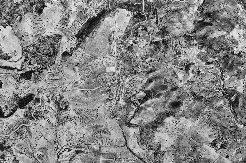 Ortofoto de 1956-1957 del núcleo de El Molar