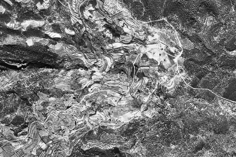 Ortofoto de 1956-1957 del núcleo de Mont-ral