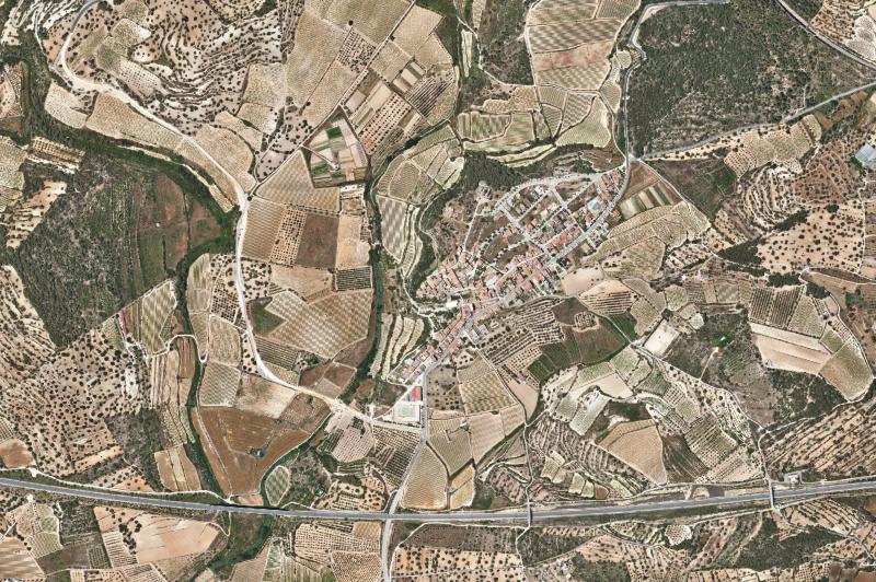 Ortofoto actual del núcleo de La Nou de Gaià