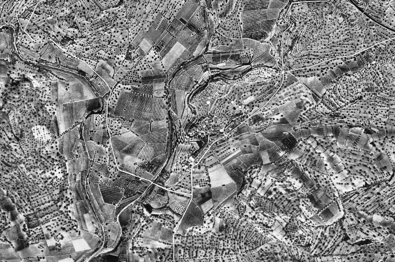 Ortofoto de 1956-1957 del núcleo de La Nou de Gaià