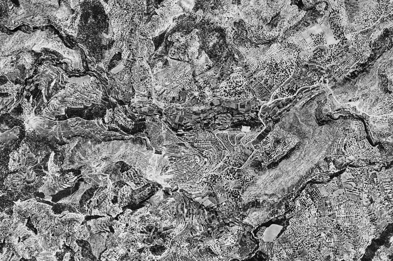 Ortofoto de 1956-1957 del núcleo de Paüls