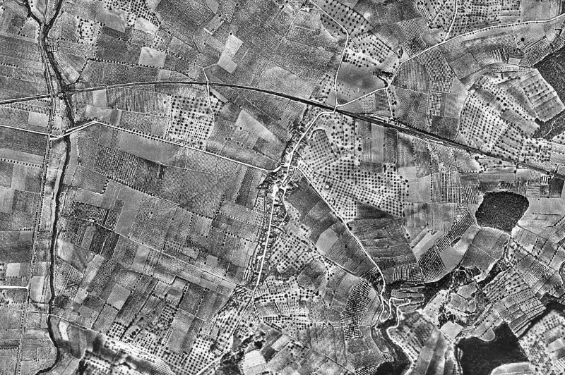 Ortofoto de 1956-1957 del núcleo de Perafort