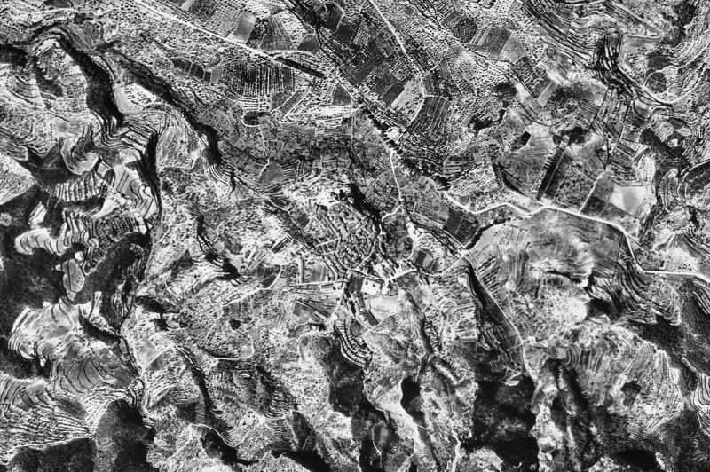 Ortofoto de 1956-1957 del núcleo de Tivissa