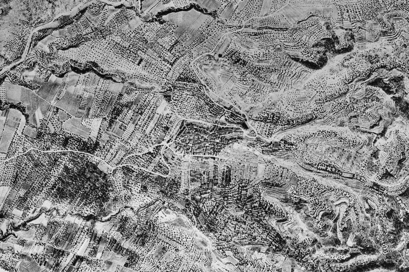 Ortofoto de 1956-1957 del núcleo de La Torre de l'Espanyol