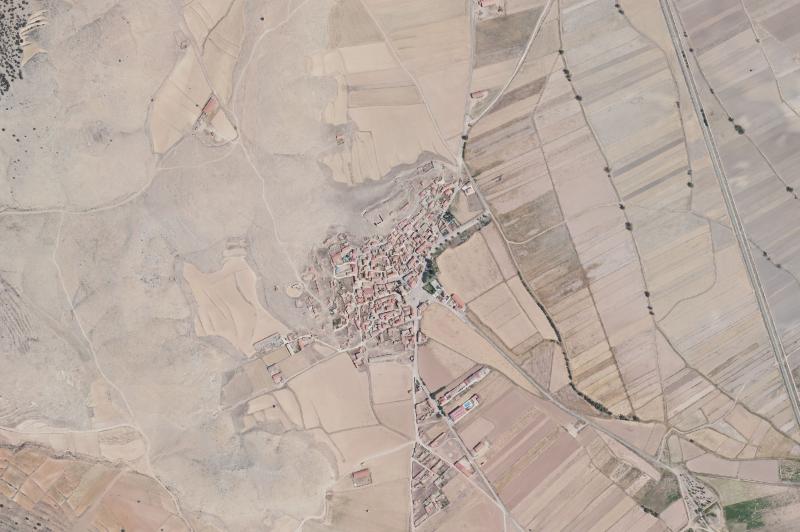 Ortofoto actual del núcleo de Alba