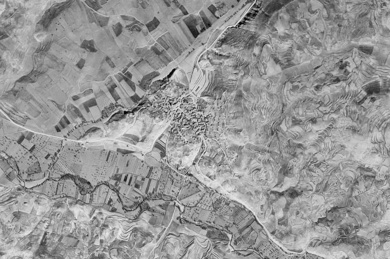 Ortofoto de 1956-1957 del núcleo de Barrachina