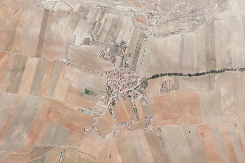 Ortofoto actual del núcleo de Blancas