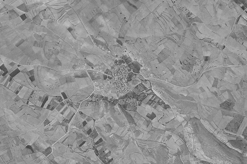 Ortofoto de 1956-1957 del núcleo de Cucalón