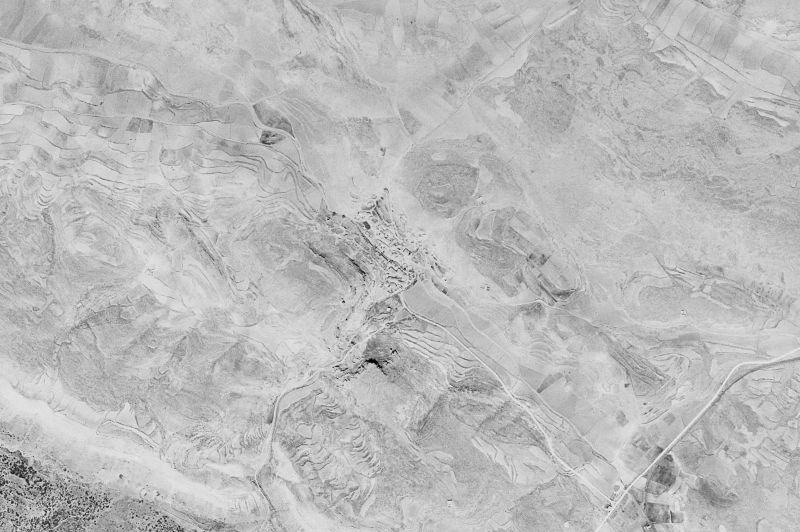 Ortofoto de 1956-1957 del núcleo de Maicas