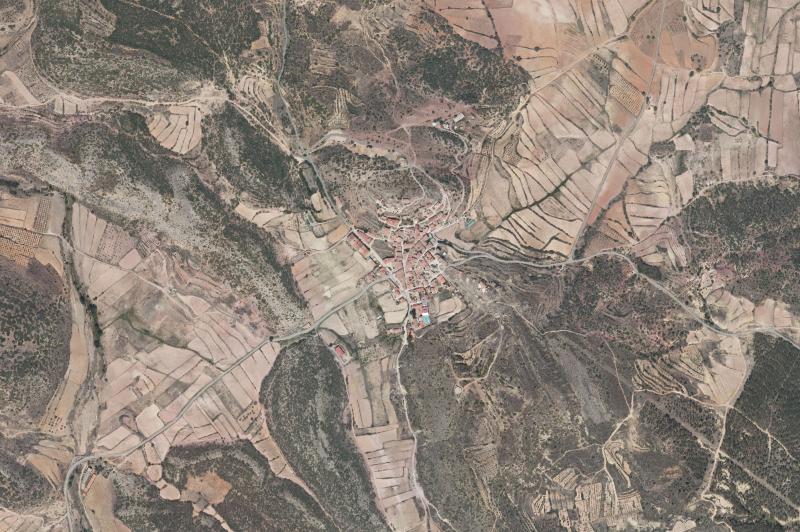 Ortofoto actual del núcleo de San Agustín