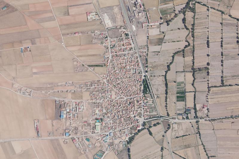 Ortofoto actual del núcleo de Santa Eulalia
