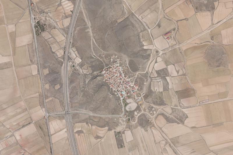 Ortofoto actual del núcleo de Singra