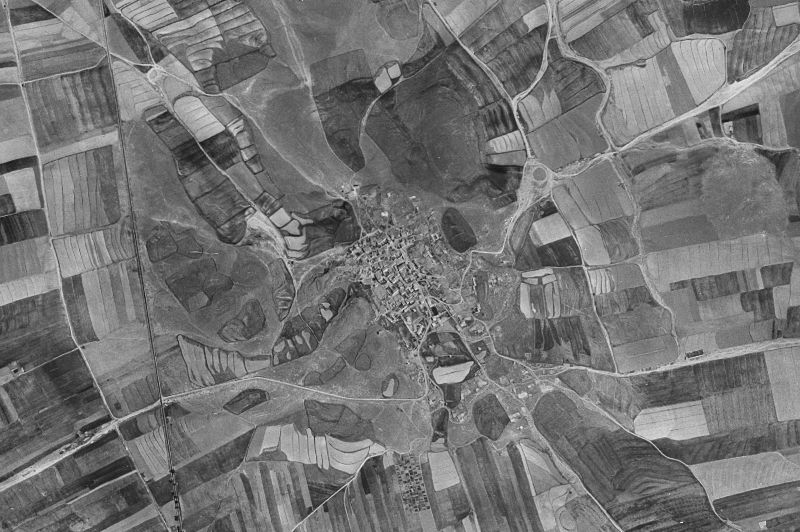 Ortofoto de 1956-1957 del núcleo de Singra