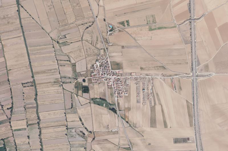 Ortofoto actual del núcleo de Torremocha de Jiloca