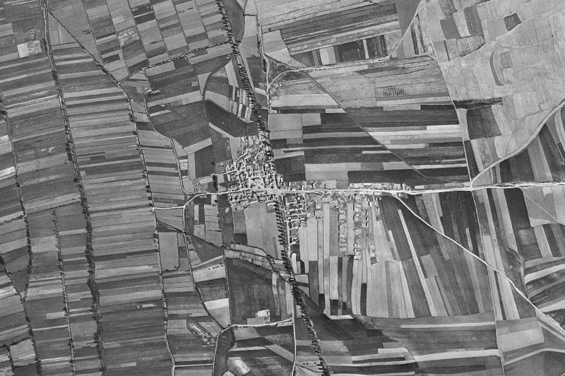 Ortofoto de 1956-1957 del núcleo de Torremocha de Jiloca
