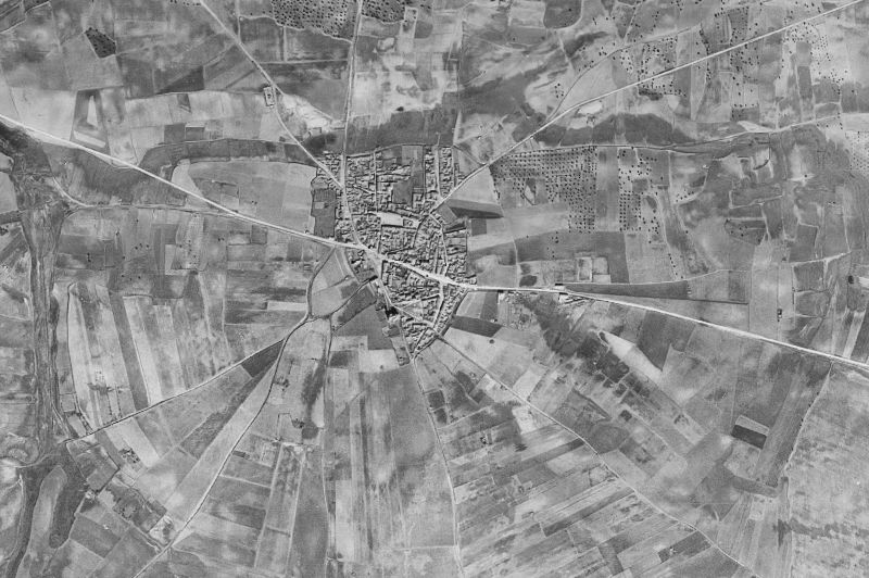 Ortofoto de 1956-1957 del núcleo de Alcabón