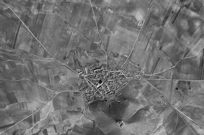 Ortofoto de 1956-1957 del núcleo de Almonacid de Toledo