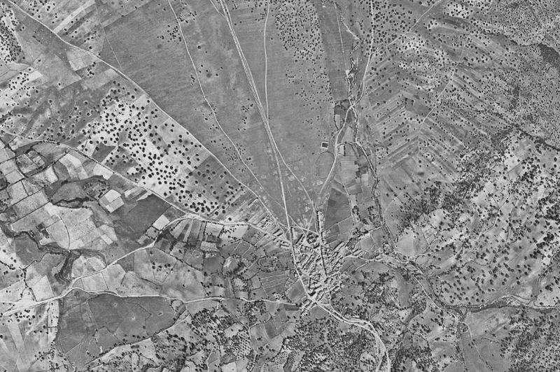 Ortofoto de 1956-1957 del núcleo de Buenaventura