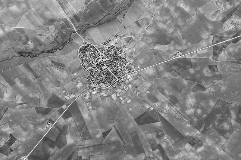 Ortofoto de 1956-1957 del núcleo de Cabezamesada