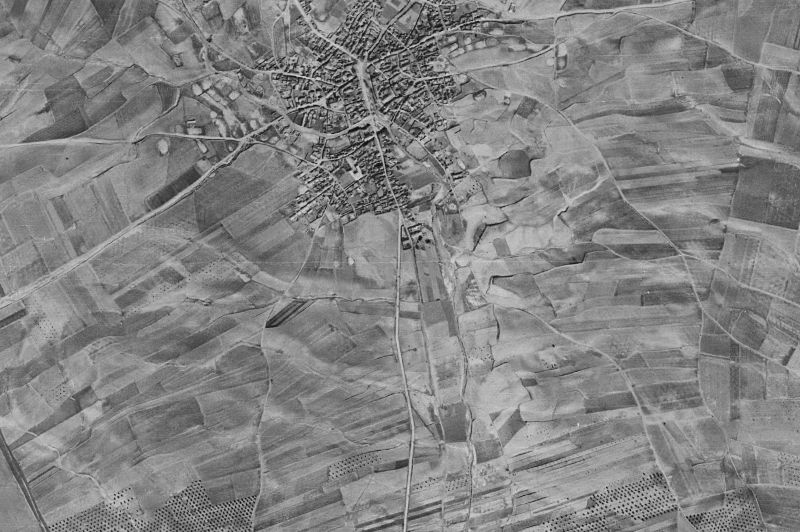 Ortofoto de 1956-1957 del núcleo de Camarena