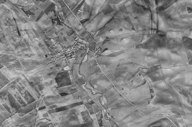 Ortofoto de 1956-1957 del núcleo de Camarenilla