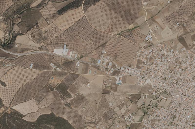 Ortofoto actual del núcleo de Navahermosa