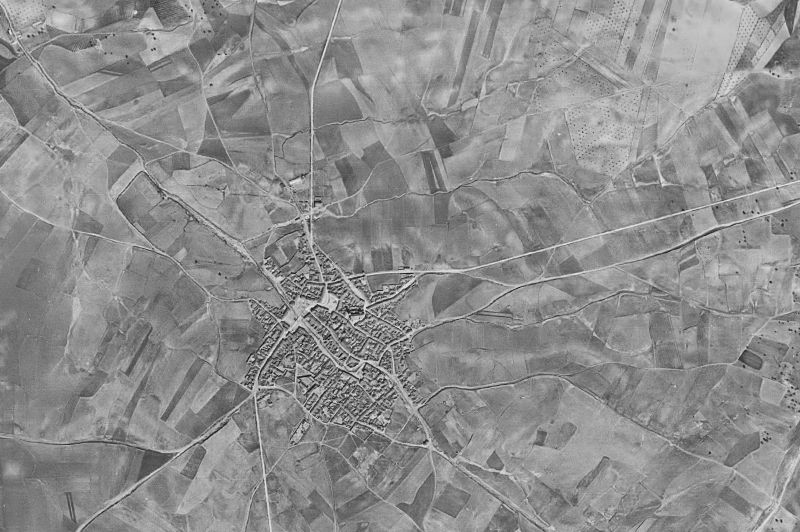 Ortofoto de 1956-1957 del núcleo de Novés