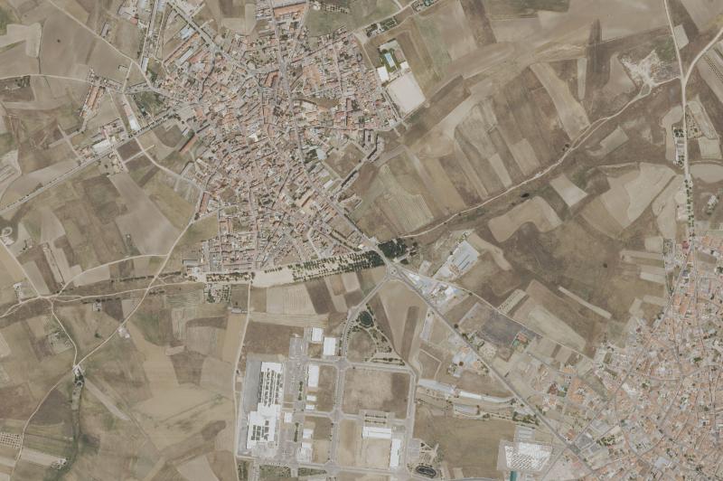 Ortofoto actual del núcleo de Portillo de Toledo