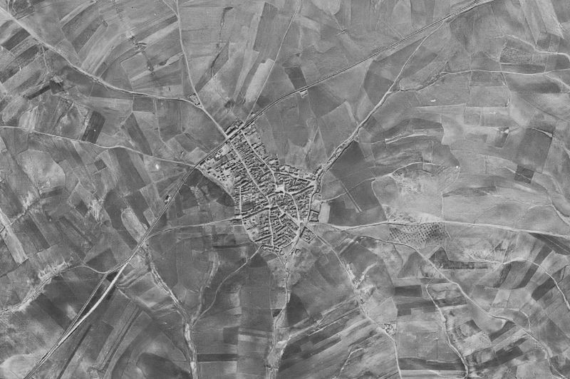 Ortofoto de 1956-1957 del núcleo de Quismondo