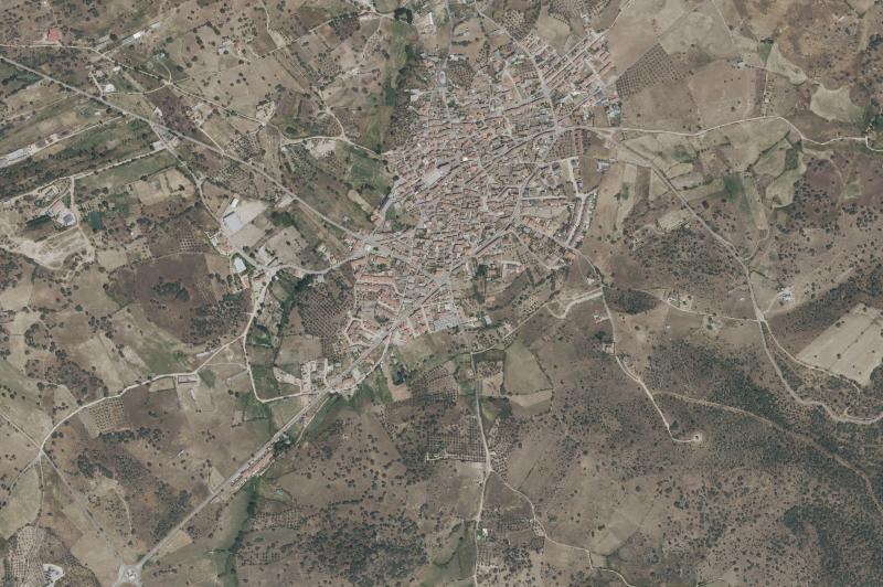 Ortofoto actual del núcleo de Segurilla