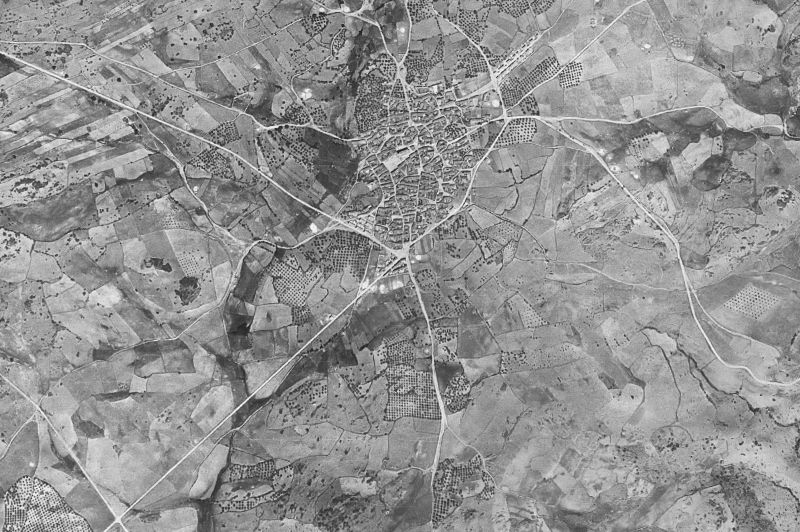 Ortofoto de 1956-1957 del núcleo de Segurilla