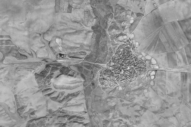 Ortofoto de 1956-1957 del núcleo de Seseña