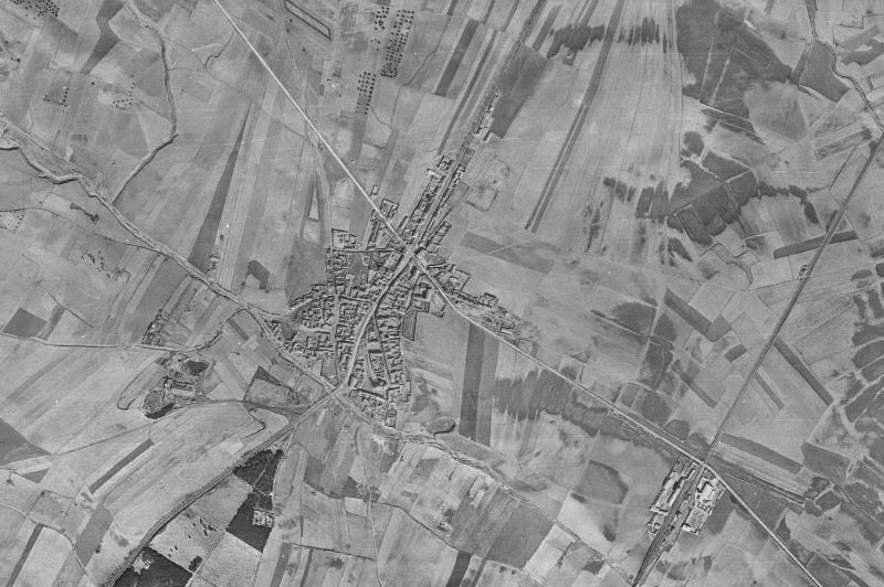 Ortofoto de 1956-1957 del núcleo de Yuncos