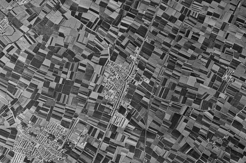 Ortofoto de 1956-1957 del núcleo de Albalat dels Sorells
