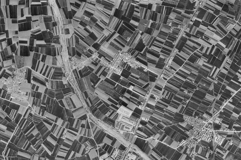 Ortofoto de 1956-1957 del núcleo de Bonrepòs i Mirambell