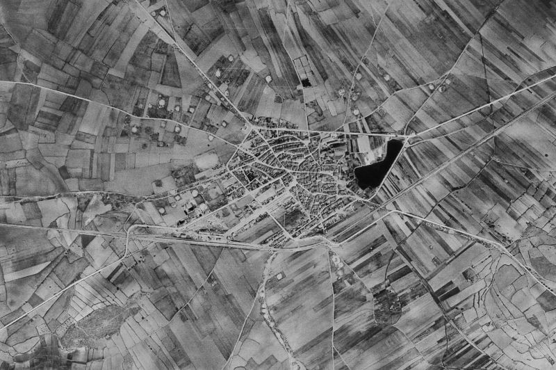 Ortofoto de 1956-1957 del núcleo de Camporrobles
