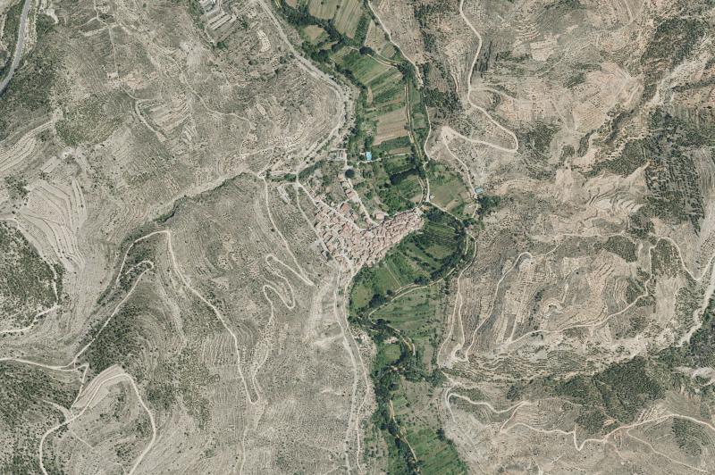 Ortofoto actual del núcleo de Casas Altas