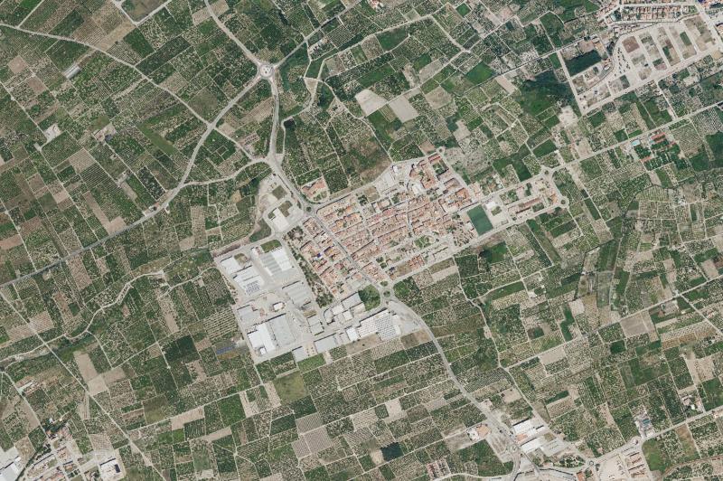 Ortofoto actual del núcleo de Miramar