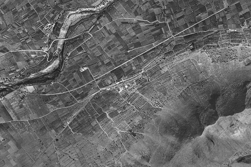 Ortofoto de 1956-1957 del núcleo de Novetlè
